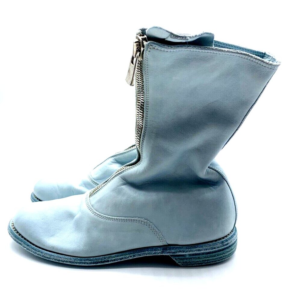 Guidi Front Zip Army Boot